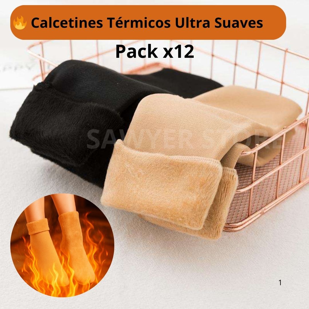 🧦 Docena Premium de Calcetines de polar 🐻✨