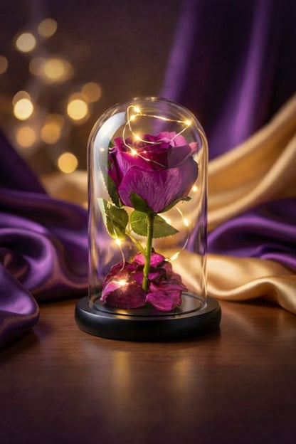 CUPULA ROSA ETERNA  LED ❤️