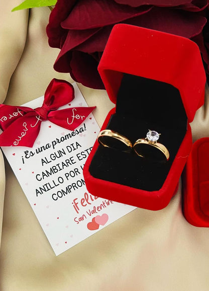 Box Anillos de Promesa Princesa