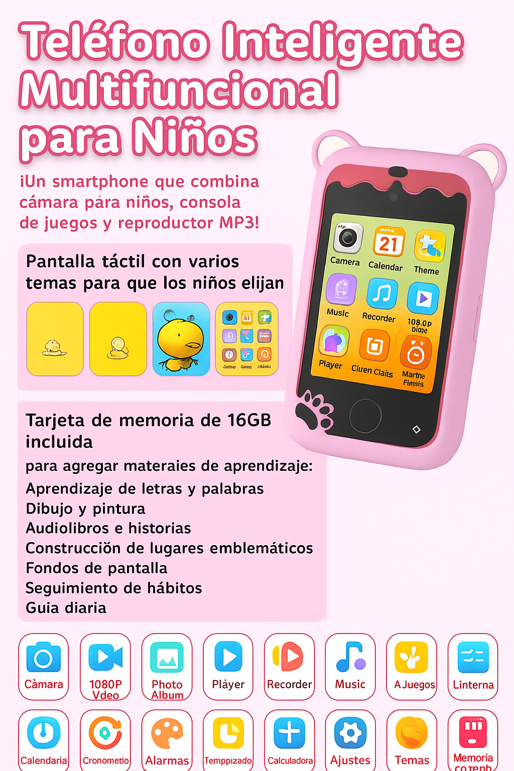 TELEFONO EDUCATIVO PARA NIÑOS