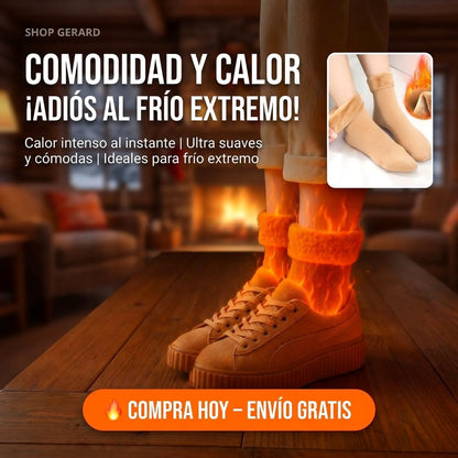 🧦✨ MEDIAS AFELPADAS TÉRMICAS UNISEX ✨🧦
