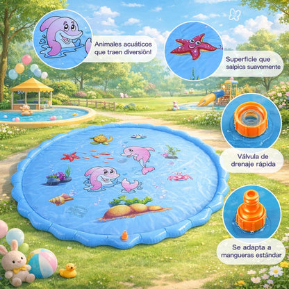 🐳💦PISCINA INFLABLE CON PILETA PARA BEBÉS Y NIÑOS 👶💙