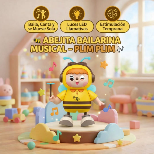 🐝 ABEJITA BAILARINA MUSICAL – PLIM PLIM 🎶✨
