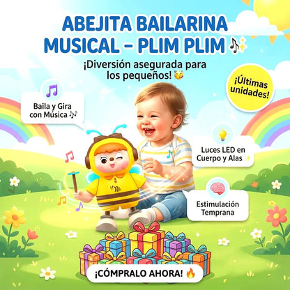 🐝 ABEJITA BAILARINA MUSICAL – PLIM PLIM 🎶✨