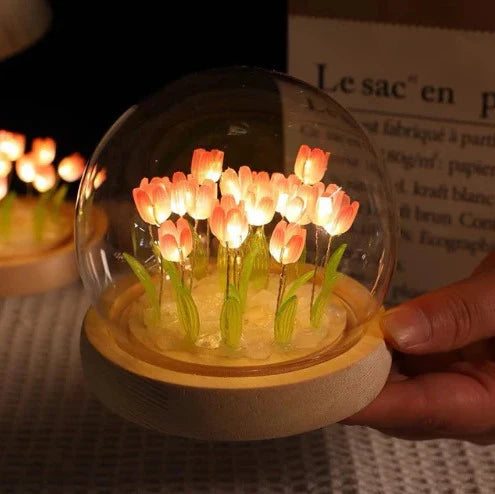 Mini Lampara de Tulipanes