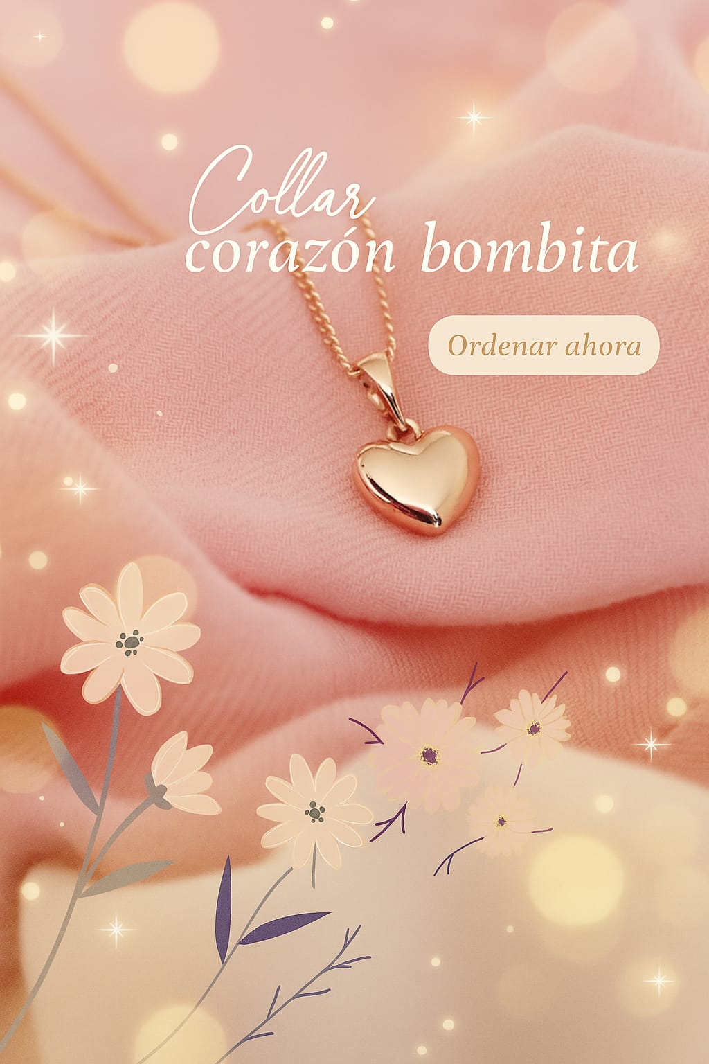 Collar Corazon Bombita