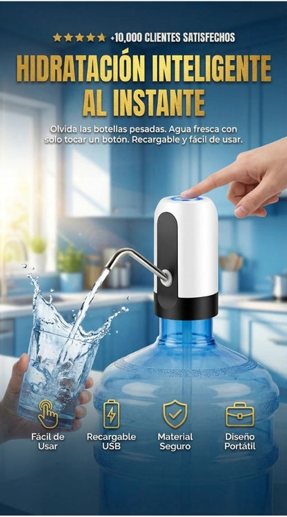 💧 Dispensador de Agua Eléctrico Recargable USB