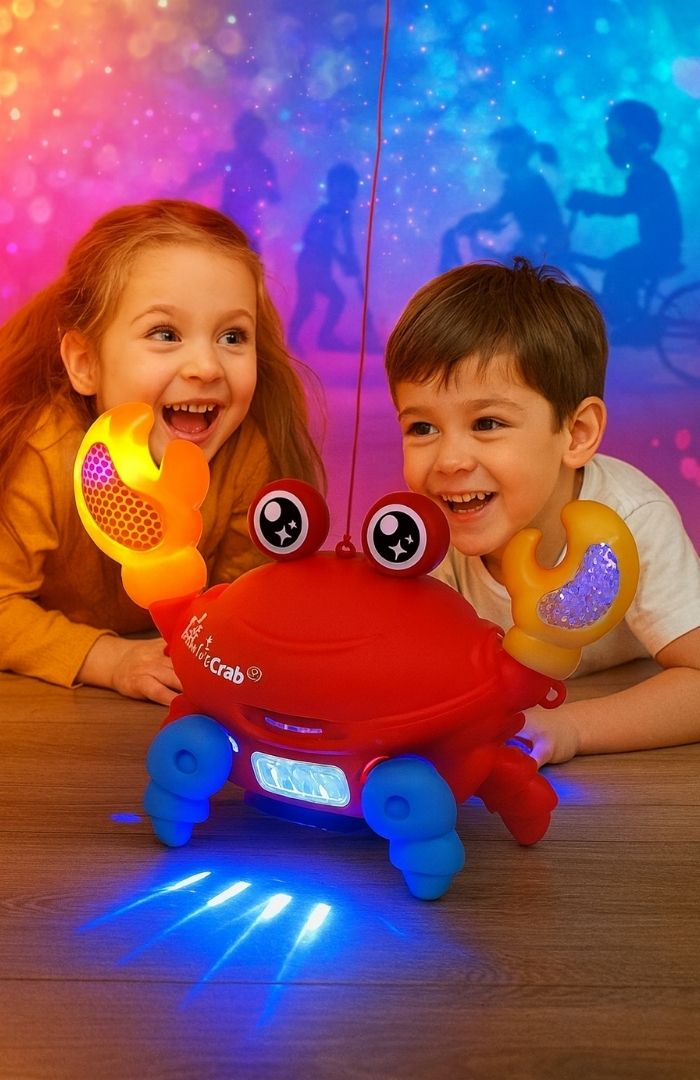 🦀💃 CANGREJO BAILARÍN MUSICAL LED 🎶✨