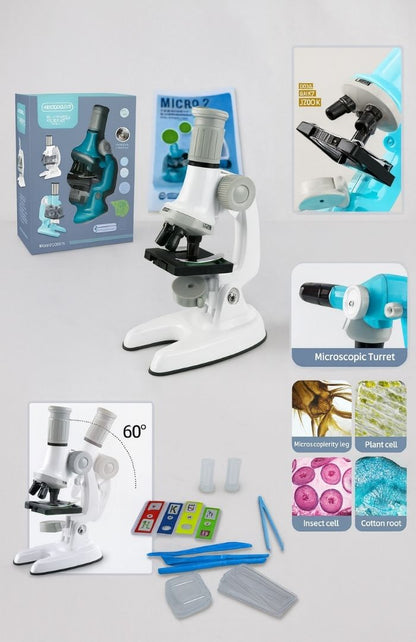🔬✨ MICROSCOPIO CIENTÍFICO INFANTIL 🧒👧🧠