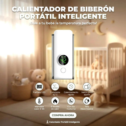 🍼🔥 CALENTADOR DE BIBERÓN PORTÁTIL INTELIGENTE 🔥🍼