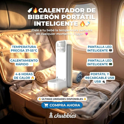 🍼🔥 CALENTADOR DE BIBERÓN PORTÁTIL INTELIGENTE 🔥🍼