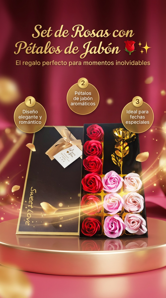 🎁🌹 SET DE ROSAS AROMÁTICAS – SORPRENDE HOY 💖✨